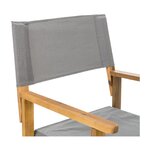 Садовый стул складной серый (zoe)