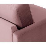 Rozā samta krēsls (fluente)