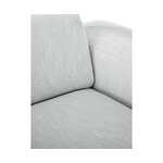 Vaaleanharmaa sohva (melva)