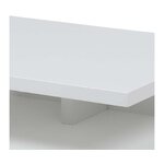Valkoinen seinään kiinnitettävä yöpöytä ashlan (actona)
