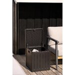 Musta Sobra-säilytyslaatikko (House Nordic) 76 litraa