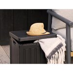 Musta Sobra-säilytyslaatikko (House Nordic) 76 litraa