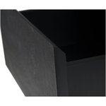 Juodas naktinis stalas (Theodor)