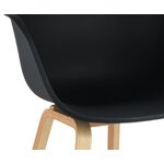 Черно-коричневый стул (Клэр) цел, в коробке