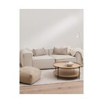 Vaaleanruskea pyöreä sohvapöytä (renee)