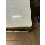 Журнальный столик с мраморным дизайном (цвет и цвет) с изъянами