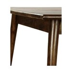 Dark brown solid wood dining table oscar (anderson)