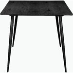 Juodas valgomojo stalas (160cm) (eadwine)