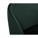 Green velvet chair (yoki)