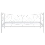 Īpašs piedāvājums! bēšs-balts gultas komplekts (metāla gulta 90x200cm + augstas kvalitātes matracis)