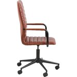 Brown leather office chair (winslow)