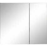 Gray-brown mirror cabinet (wisla)