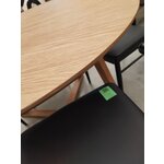 Pruun ümmargune täispuit söögilaud malika (actona) d=120 iluveaga
