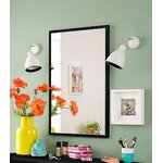 Black reversible wall mirror astral