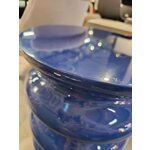 Синий круглый журнальный столик (illy) с изъяном