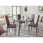 Cappucino leather chair (sandy)