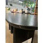 Black Solid Wood Dining Table (Jolka) 180x95