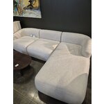 Balts modulārs stūra dīvāns (Sofija)