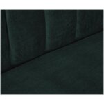 Зеленый бархатный диван (paula)