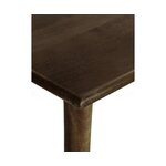 Dark brown solid wood dining table oscar (anderson)