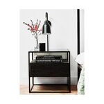 Juodas naktinis stalas (Theodor)