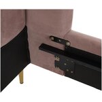 Rožinė lova (glamour) 180x200cm