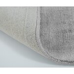 Серый вискозный ковер (джейн) 195x300