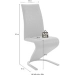 Dark gray design chair (ziri)