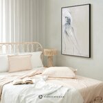 Melnā ierāmētā sienas glezna "History 2" (malerifabrikken)