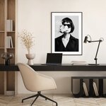 Musta raamiga seinapilt okay (malerifabrikken) 50x70