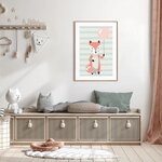 Puiduvärvi Raamiga Seinapilt Nordic Fox (Malerifabrikken) 50x70