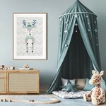 Puiduvärvi Raamiga Seinapilt Nordic Deer (Malerifabrikken) 50x70