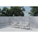 Комплект садовых стульев в бежевую полоску (Messina)