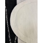Ovaali kermanvärinen villamatto (kadey) 150x230 kauneusvirheellä