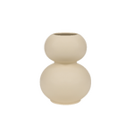 Beige flower vase tuga (noomaa) intact