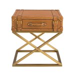 Rudas odinis kavos staliukas (Angel Cerdá)