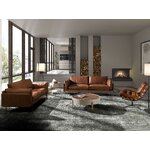 Rudas apvalus kavos staliukas (Angel Cerdá)