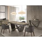 Коричневая фарфоровая консоль (Angel Cerdá)