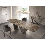 Коричневая фарфоровая консоль (Angel Cerdá)