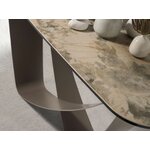 Коричневая фарфоровая консоль (Angel Cerdá)