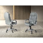 Pelēks biroja krēsls (Angel Cerdá)