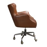 Brūna ādas biroja krēsls (Angel Cerdá)
