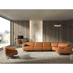 Brūna ādas biroja krēsls (Angel Cerdá)