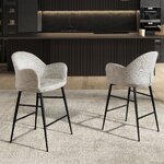 Light gray bar stool (Angel Cerdá)