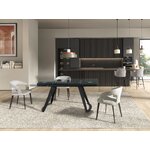 Light gray bar stool (Angel Cerdá)