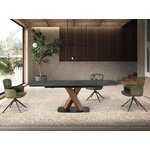 Tumši zaļš biroja krēsls (Angel Cerdá)