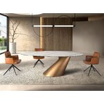 Brūns biroja krēsls (Angel Cerdá)