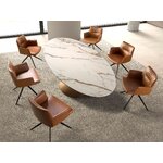 Brūns biroja krēsls (Angel Cerdá)