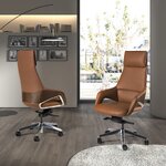 Brūns biroja krēsls (Angel Cerdá)