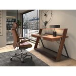 Brūns biroja krēsls (Angel Cerdá)